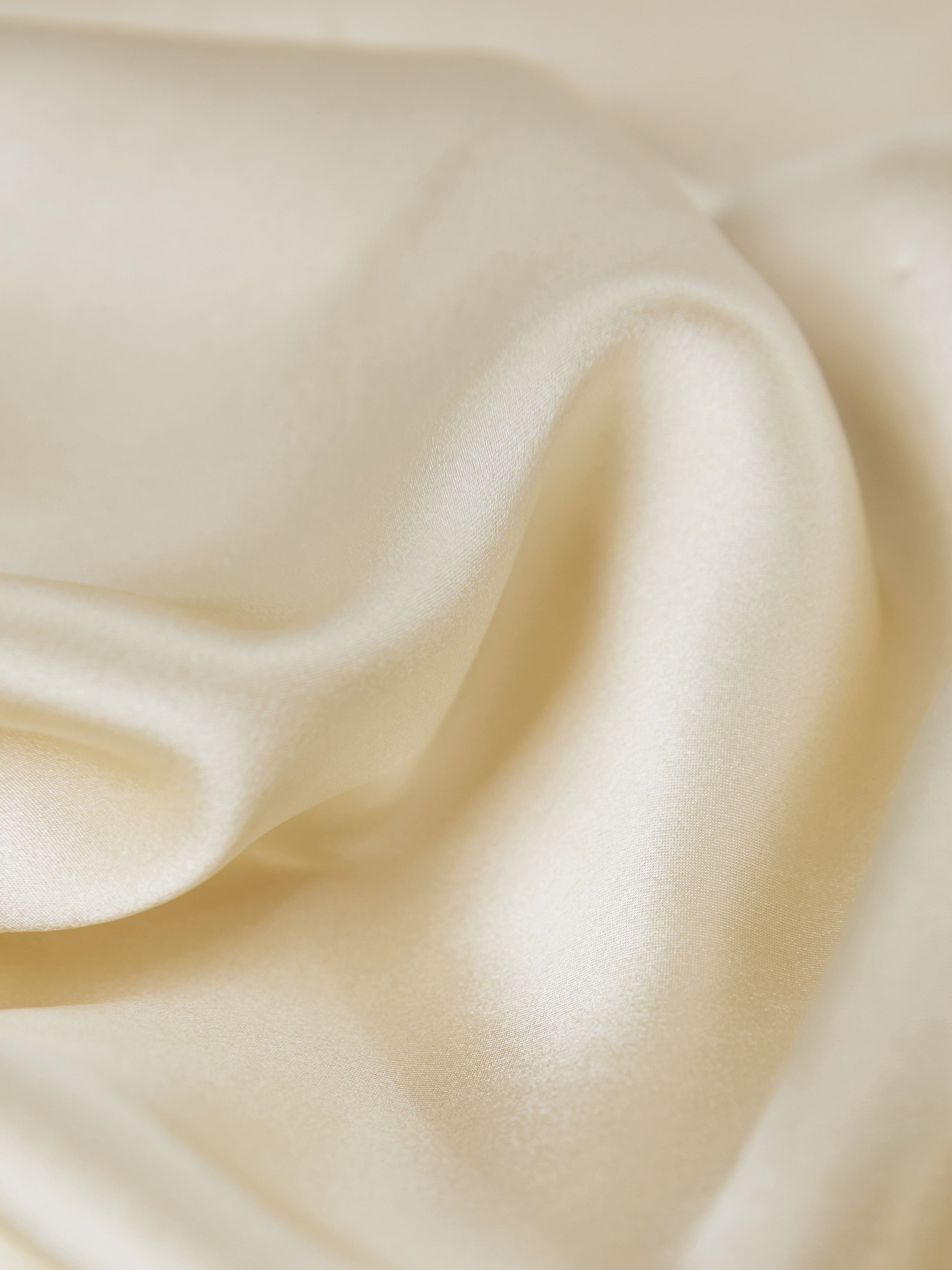 Aurise™ | 100% Silk Pleated Neck Bishop Sleeves Blouse