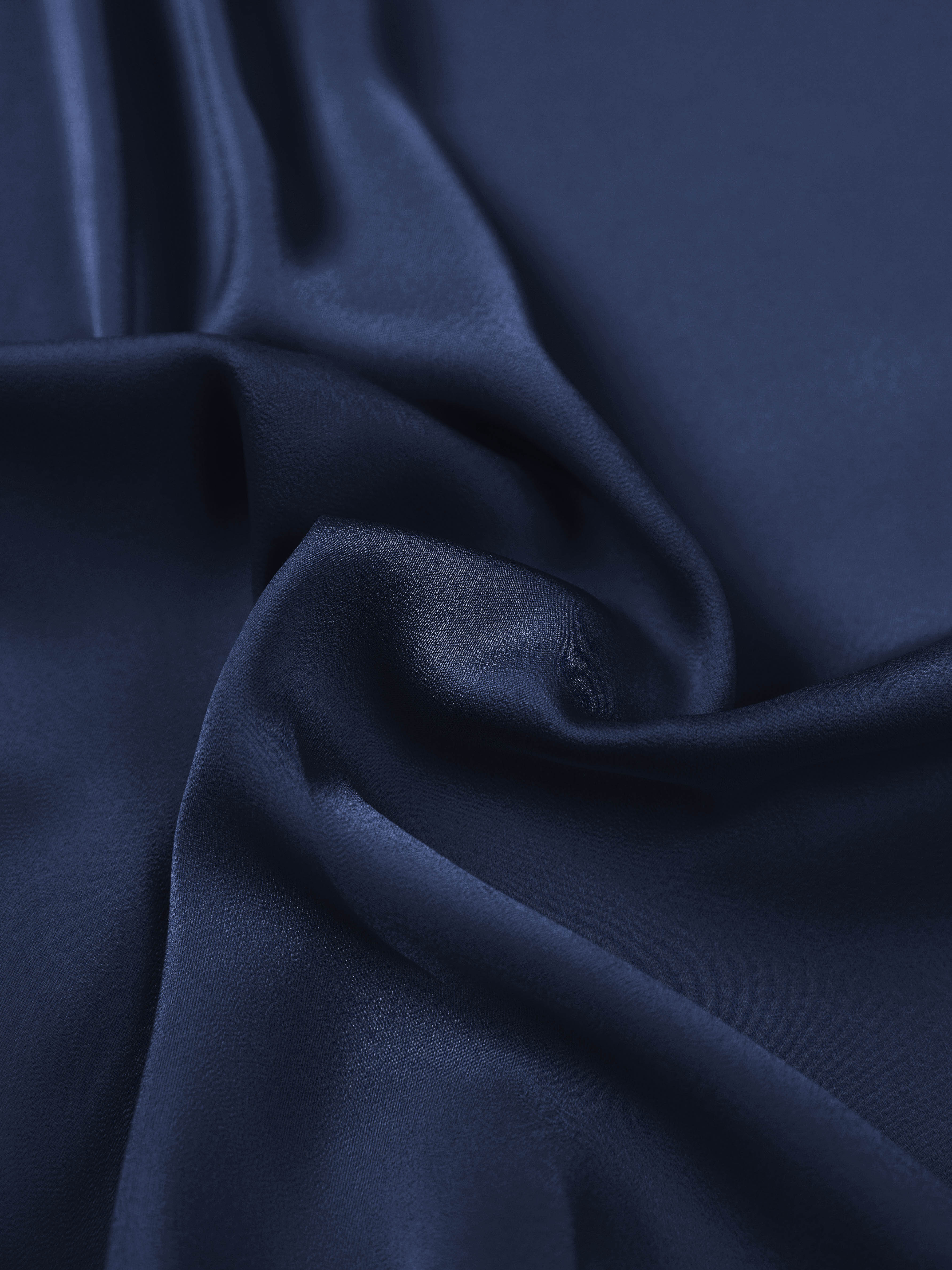 Aurise™ | 100% Silk Spread Collar Long Sleeves Blouse