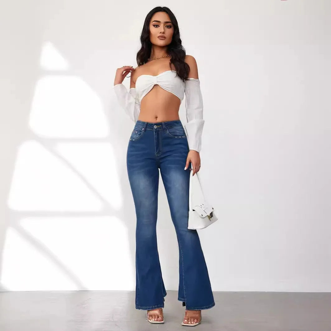 Aurise™ | Stretch Flare Jeans