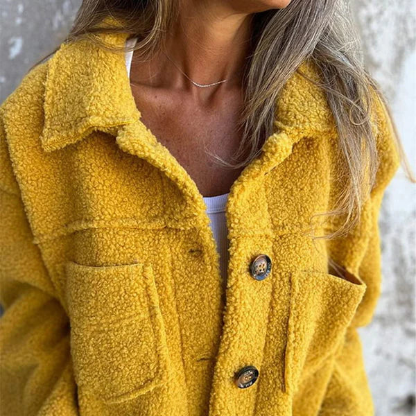 Daisy™ -  Short wool jacket with lapels