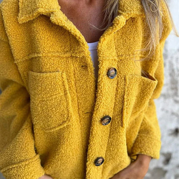 Daisy™ -  Short wool jacket with lapels