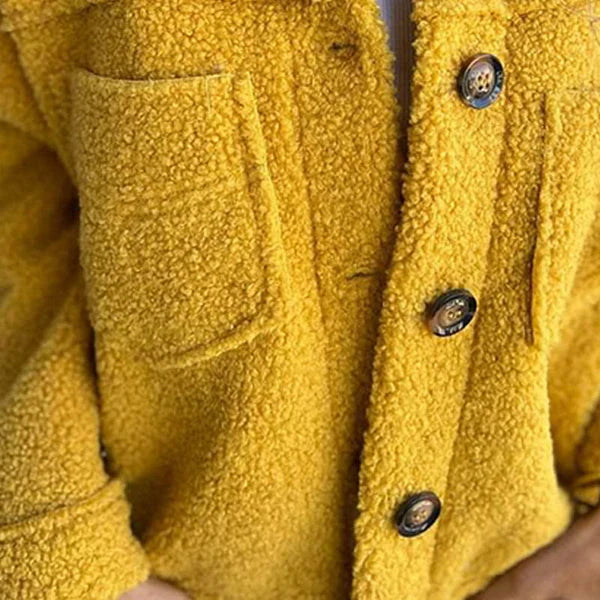 Daisy™ -  Short wool jacket with lapels